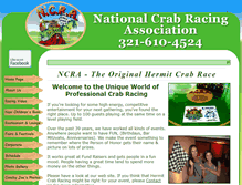 Tablet Screenshot of crabrace.com